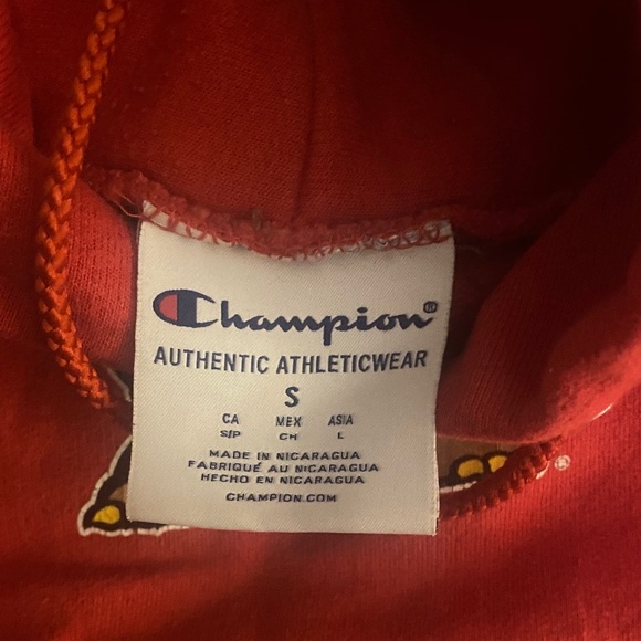 Champion Red University of Maryland Athletic Hoodie - Picture 2 of 7